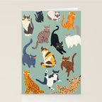 Cats Stationery Card Gallery Image 2