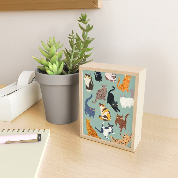 Cats Mini Art Print Gallery Image 2