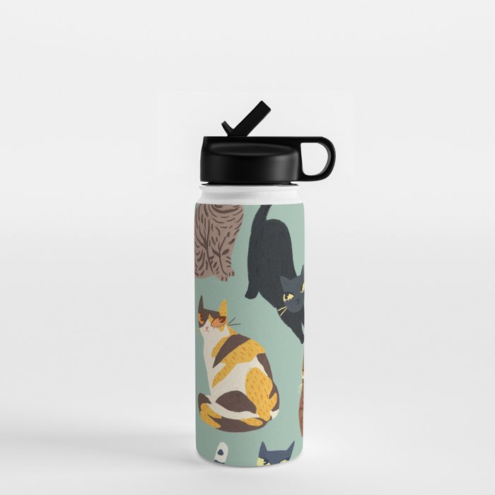 Cats Water Bottle Gallery Image 1
