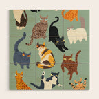 Cats Wood Wall Art Gallery Image 1