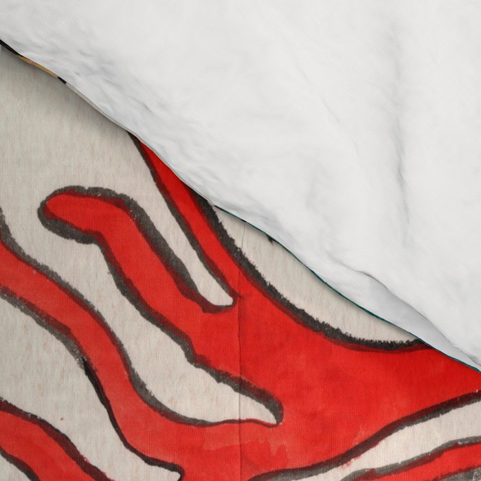 Sea Life Watercolor Comforter Gallery Image 4