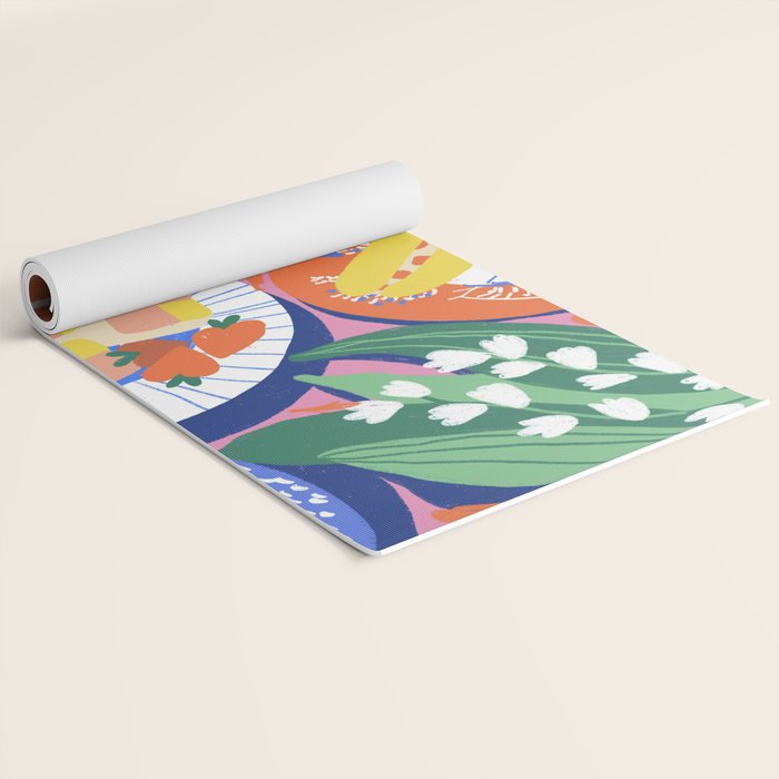 Victoria sponge still life Yoga Mat Gallery Image 2