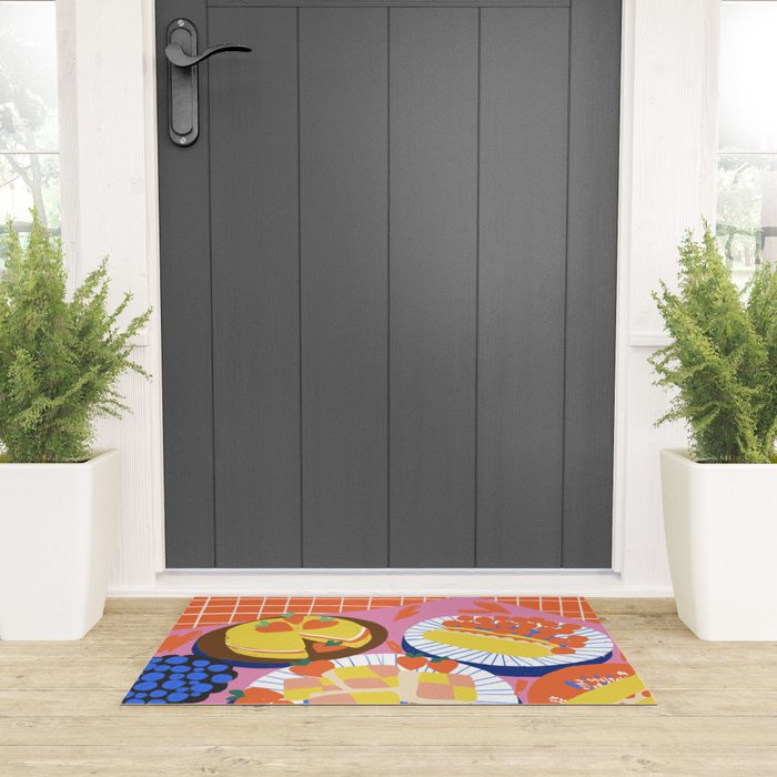 Victoria sponge still life Welcome Mat Gallery Image 3