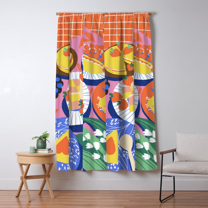 Victoria sponge still life Window Curtain Gallery Image 1