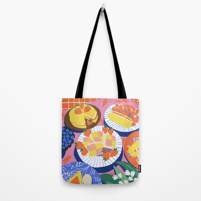Victoria sponge still life Tote Bag Gallery Image 2