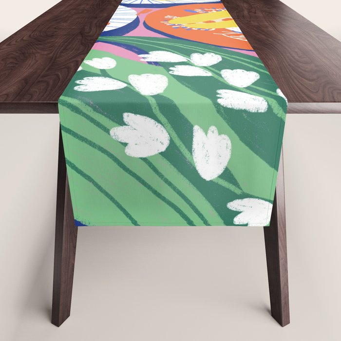 Victoria sponge still life Table Runner Gallery Image 1