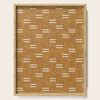 double dash on mustard Serving Tray Gallery Image 1