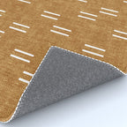 double dash on mustard Rug Gallery Image 4
