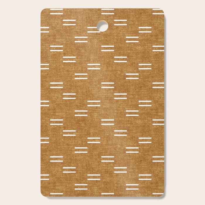 double dash on mustard Cutting Board Gallery Image 1