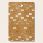 double dash on mustard Cutting Board Gallery Image 1