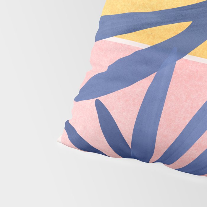 Bright Pop Tropical Palm Art Pillow Sham Gallery Image 4