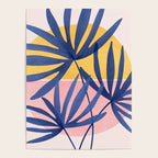 Bright Pop Tropical Palm Art Poster Gallery Image 4