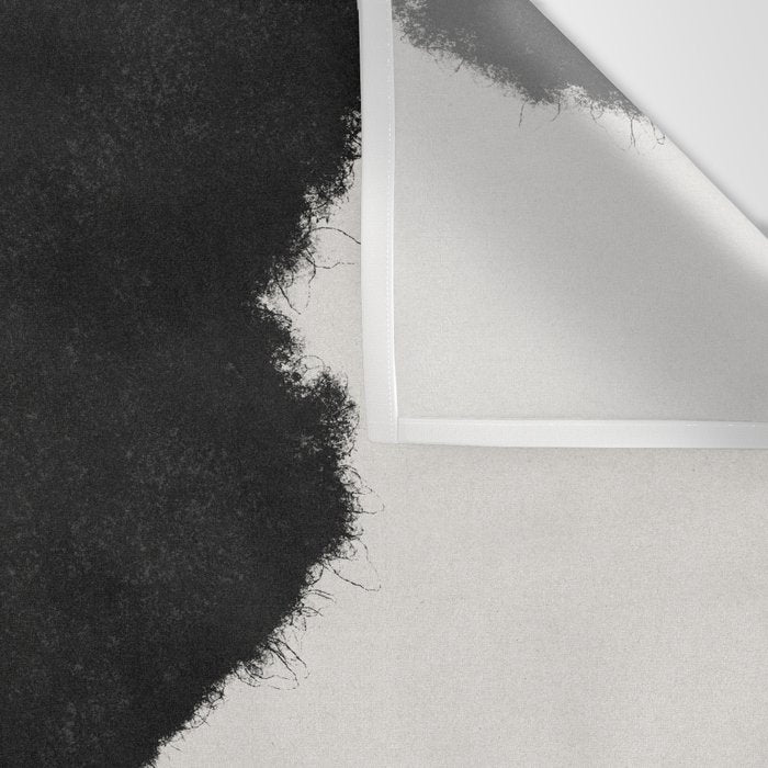Black Brushstroke Wall Tapestry Gallery Image 3