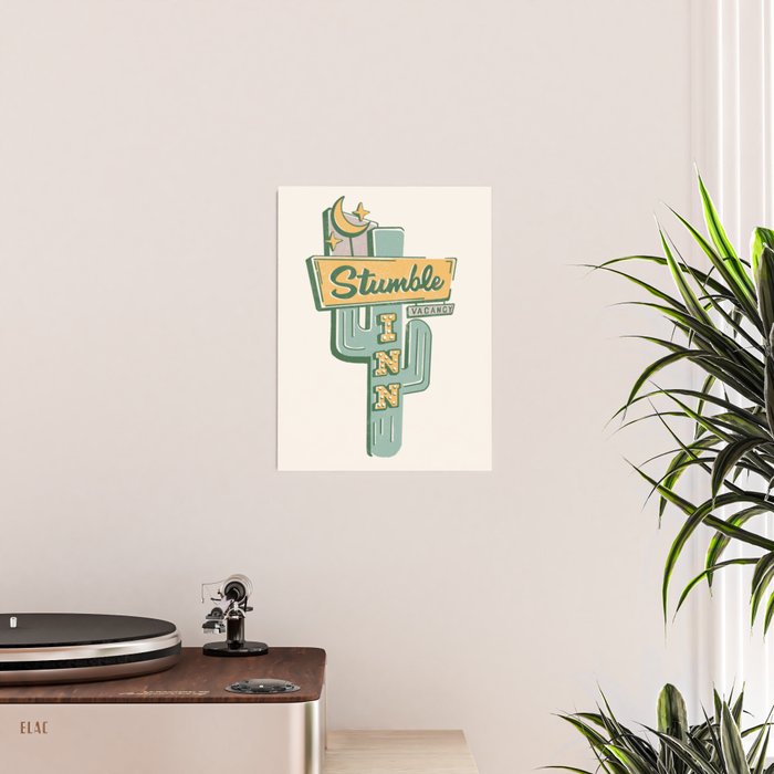 The Stumble Inn Vintage Highway Sign Poster Gallery Image 2