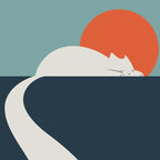 Cat Landscape 3 : Cat road Coffee Mug Gallery Image 2