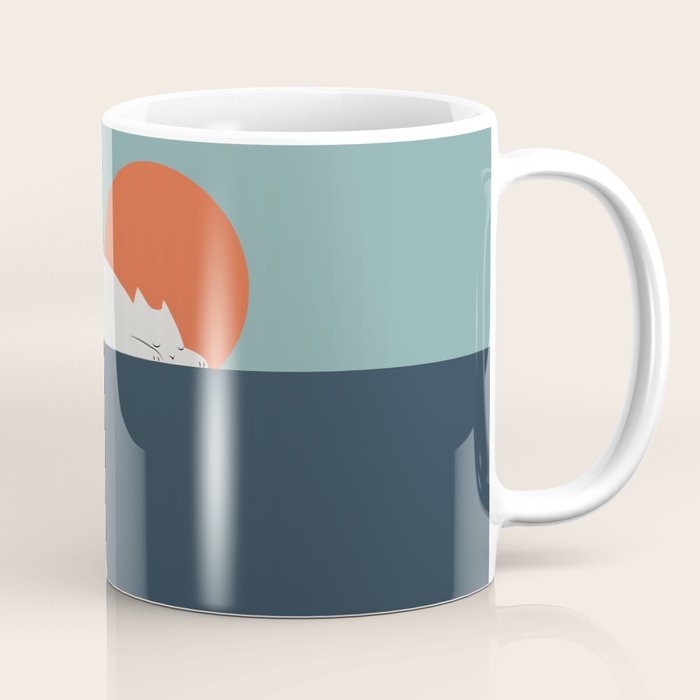 Cat Landscape 3 : Cat road Coffee Mug Gallery Image 1