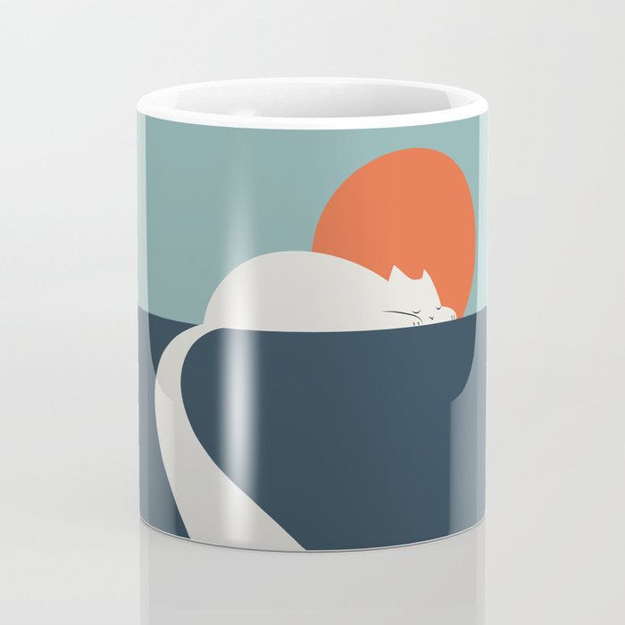 Cat Landscape 3 : Cat road Coffee Mug Gallery Image 4