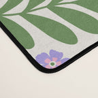 Whimsical Floral - White, Green, Pink and Purple Desk Mat Gallery Image 4