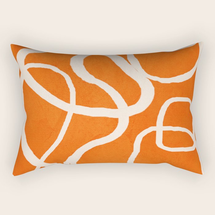 Ether Line 3 Rectangular Pillow Gallery Image 2