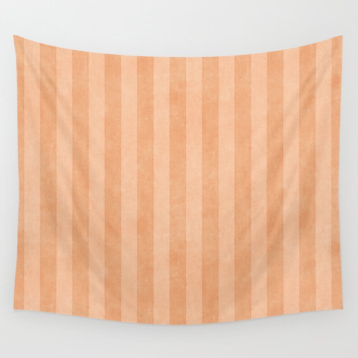 STRIPES - 004 - peach Wall Tapestry Gallery Image 1