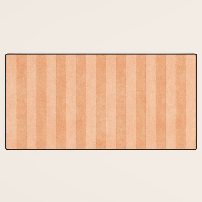 STRIPES - 004 - peach Desk Mat Gallery Image 3