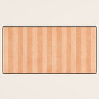 STRIPES - 004 - peach Desk Mat Gallery Image 3