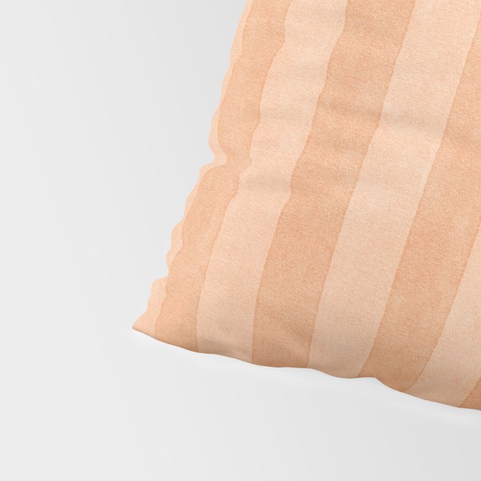 STRIPES - 004 - peach Pillow Sham Gallery Image 4