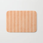 STRIPES - 004 - peach Bath Mat Gallery Image 1