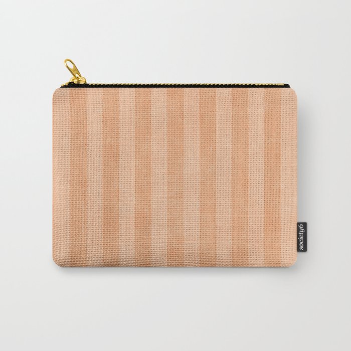 STRIPES - 004 - peach Carry All Pouch Gallery Image 1
