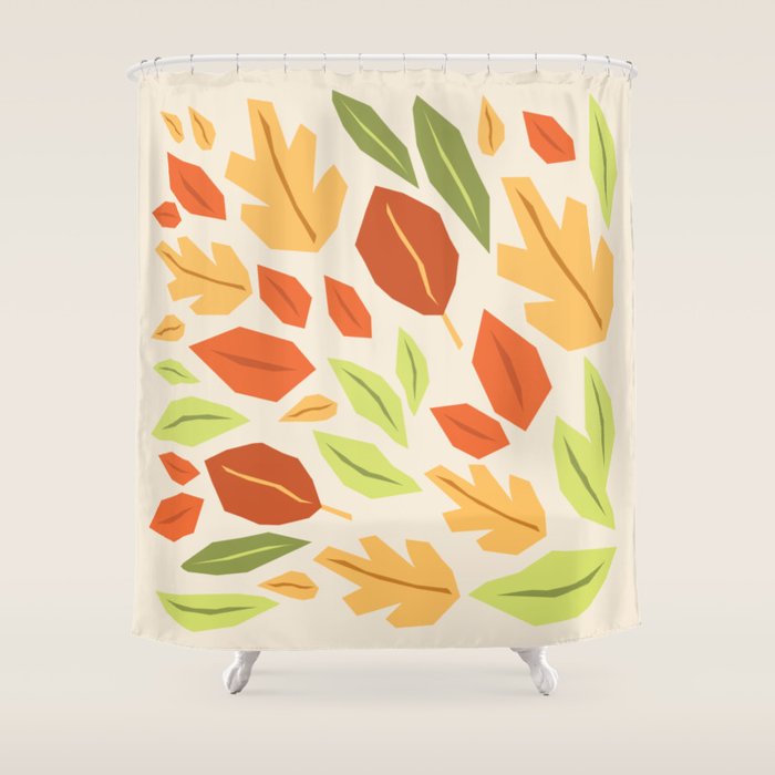 Autumn leaves Shower Curtain Gallery Image 1