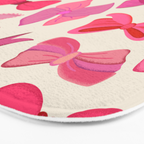 Vintage Pink Bows Bath Mat Gallery Image 3