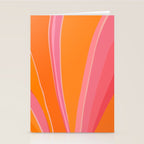Sunshine Stripe Floral Stationery Card Gallery Image 2