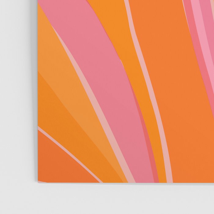 Sunshine Stripe Floral Poster Gallery Image 3