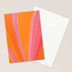 Sunshine Stripe Floral Stationery Card Gallery Image 2