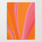 Sunshine Stripe Floral Poster Gallery Image 4