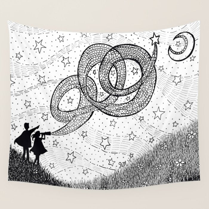 Bottling Starlight Wall Tapestry Gallery Image 1