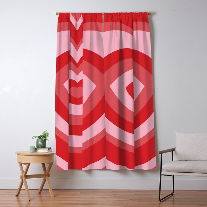 Hypnotic Cherry Lips Window Curtain Gallery Image 5