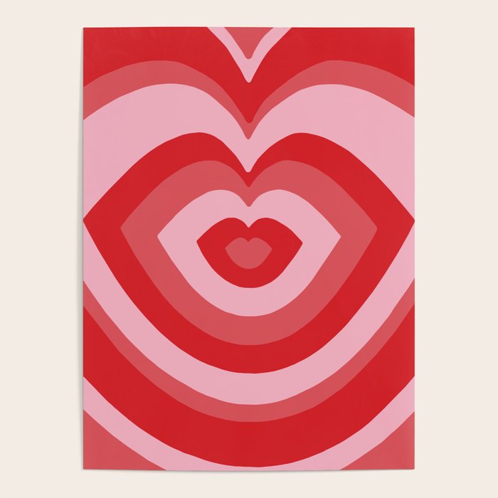 Hypnotic Cherry Lips Poster Gallery Image 4