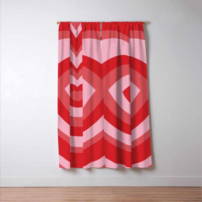 Hypnotic Cherry Lips Window Curtain Gallery Image 3