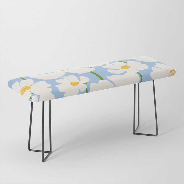 Buttercup field - blue Bench Gallery Image 1