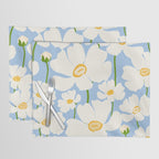Buttercup field - blue Placemat Gallery Image 1