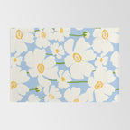 Buttercup field - blue Rug Gallery Image 2