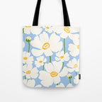 Buttercup field - blue Tote Bag Gallery Image 1