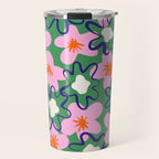 Bright Floral Travel Mug Gallery Image 1