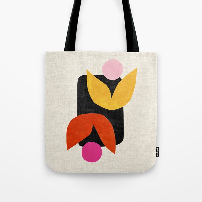 Twin Tulip Tote Bag Gallery Image 1