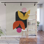 Twin Tulip Wall Mural Gallery Image 1