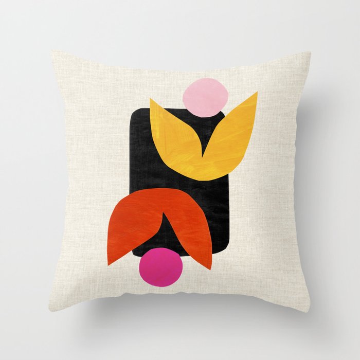 Twin Tulip Throw Pillow Gallery Image 6