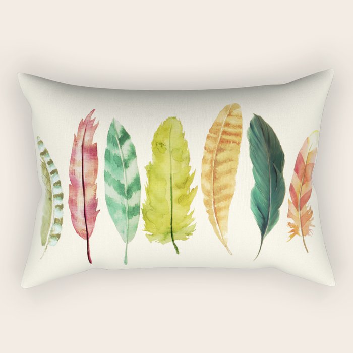 Feathers Rectangular Pillow Gallery Image 2