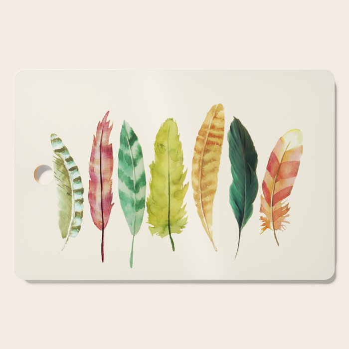 Feathers Cutting Board Gallery Image 1