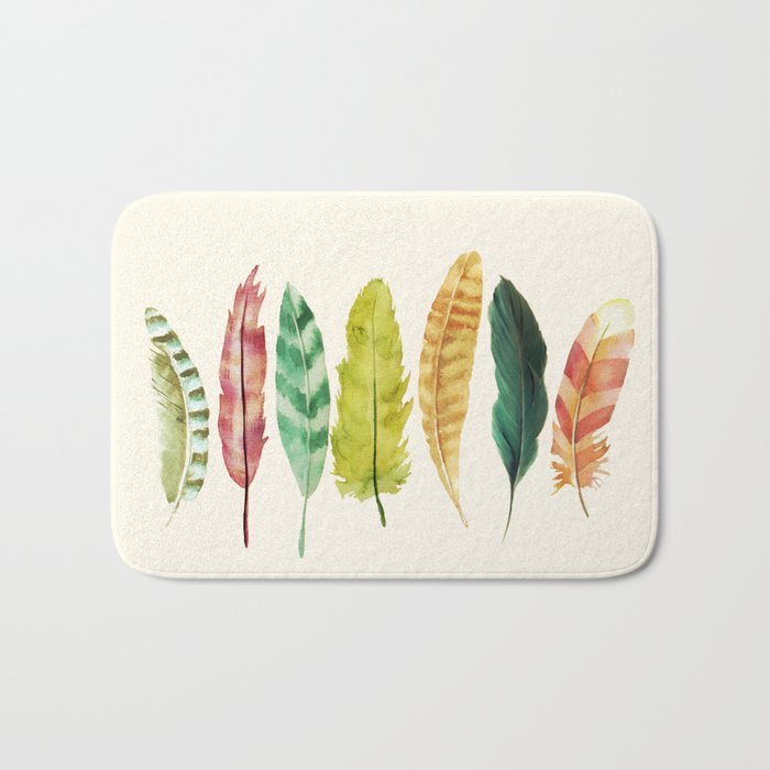 Feathers Bath Mat Gallery Image 1